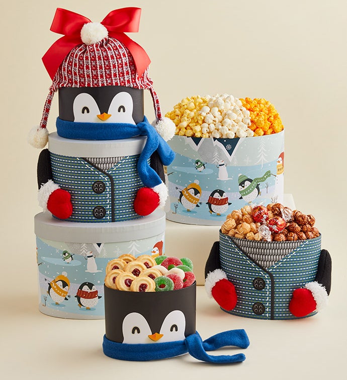 Winter Delight 3 Gift Box Tower